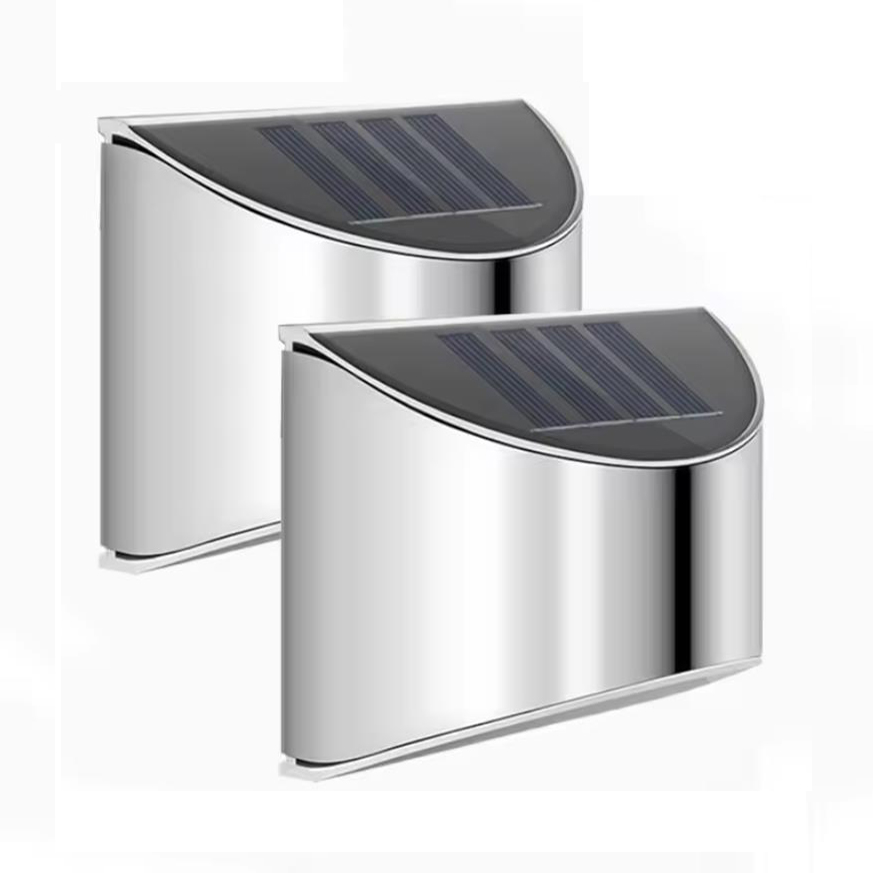 Waterproof Junction Box Solar - 2Pcs Solar Garden Light Stainless Steel