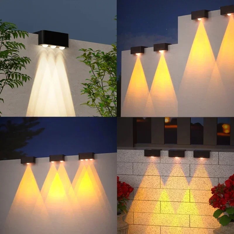 1/2/4PCS  Solar Wall Light Out - огляд і ціна Waterproof Junction Box Solar