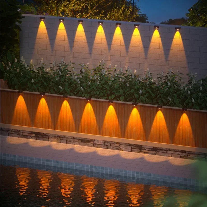 1/2/4PCS  Solar Wall Light Out - огляд і ціна Waterproof Junction Box Solar