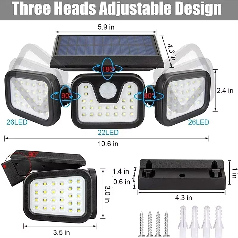 Led Solar Light Outdoor Motion - огляд і ціна Waterproof Junction Box Solar