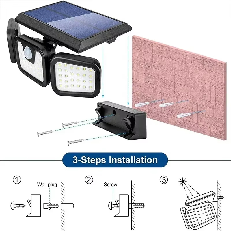 Led Solar Light Outdoor Motion - огляд і ціна Waterproof Junction Box Solar