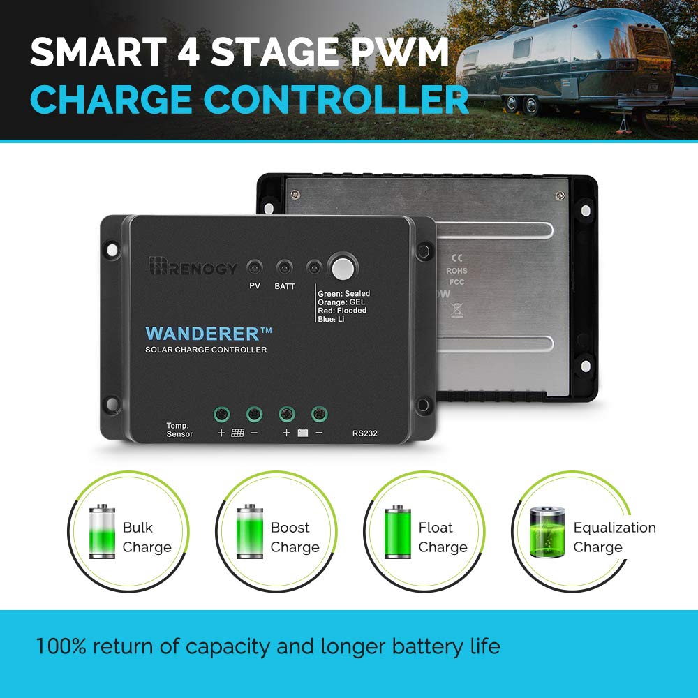 Renogy Wanderer Li 30A 12V PWM - огляд і ціна Renogy Controller Wanderer