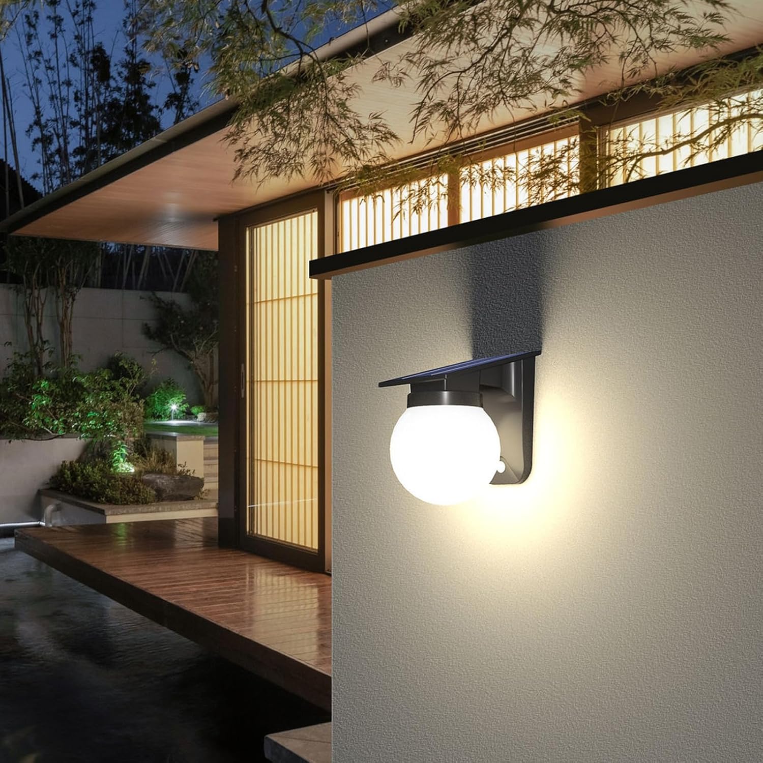 Solar Sphere Wall Lights Outdo - огляд і ціна Waterproof Junction Box Solar