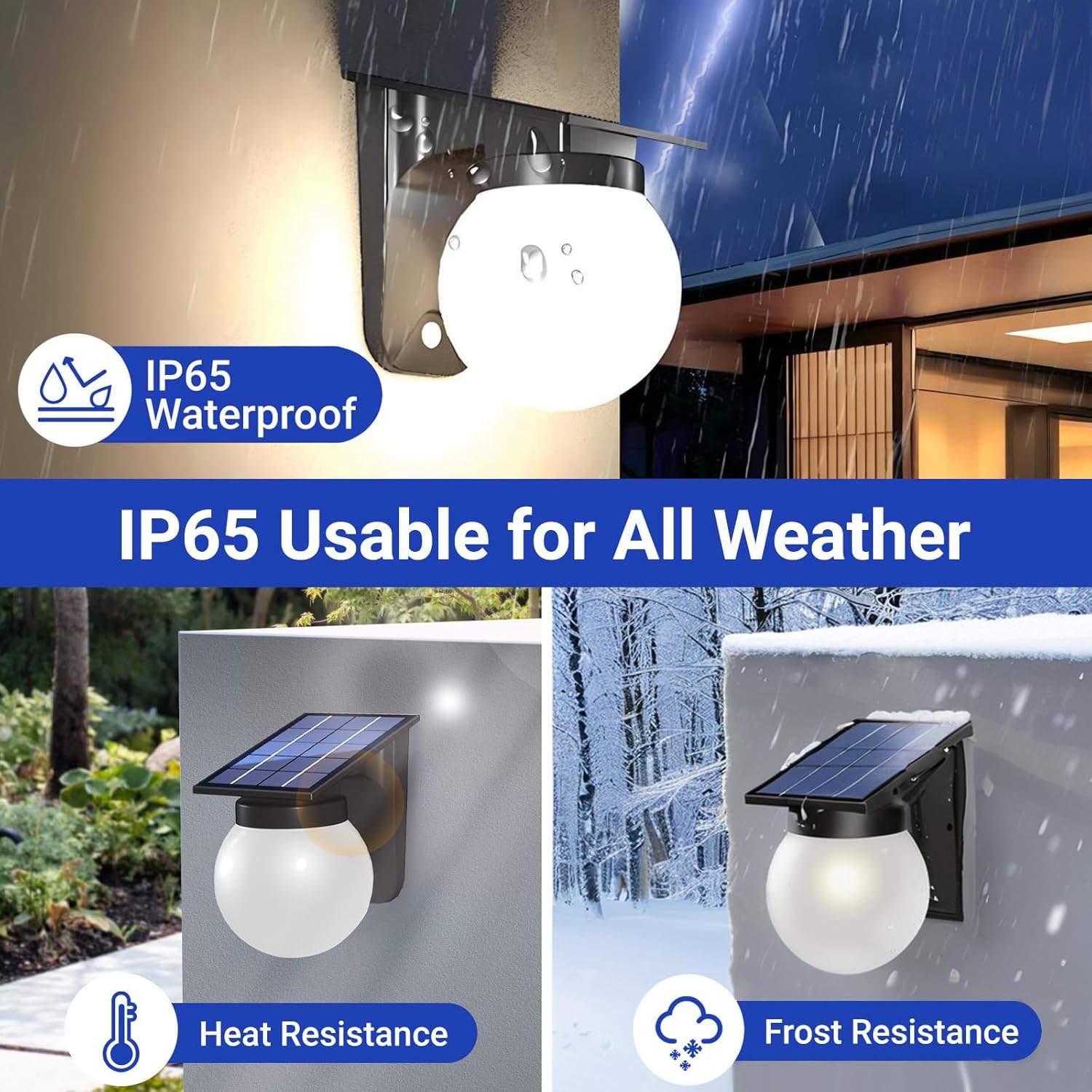Solar Sphere Wall Lights Outdo - огляд і ціна Waterproof Junction Box Solar