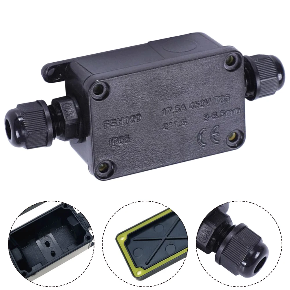 2 Way Outdoor Junction Box Wat - огляд і ціна Waterproof Junction Box Solar