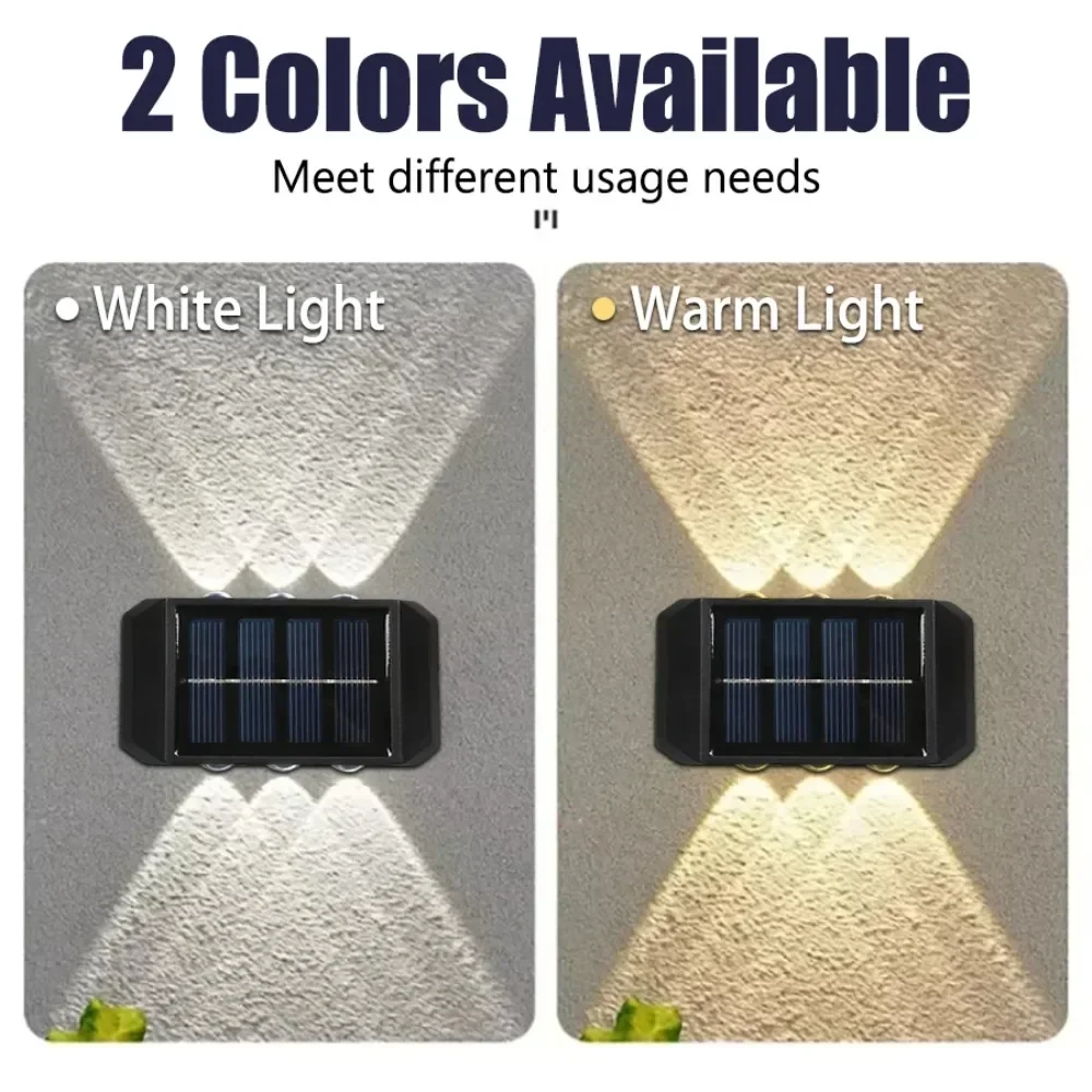 4/6/8 LED Solar Outdoor Light  - огляд і ціна Waterproof Junction Box Solar
