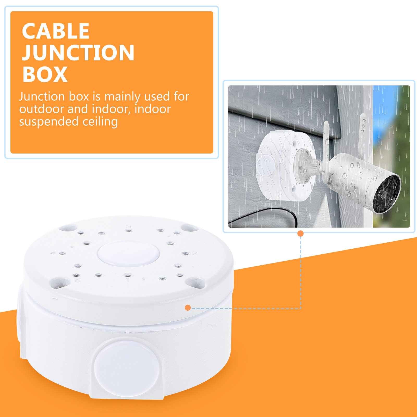 Camera Junction Box Waterproof - огляд і ціна Waterproof Junction Box Solar