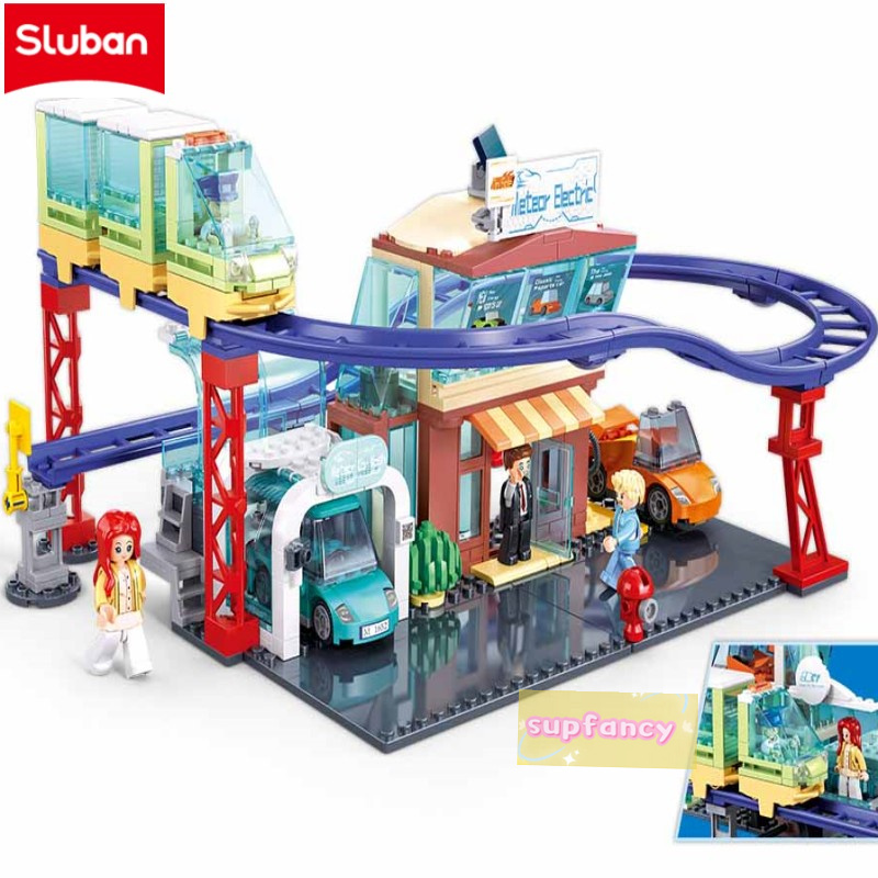 Sluban 379PCS City Street View - огляд і ціна Renewable Energy Kids