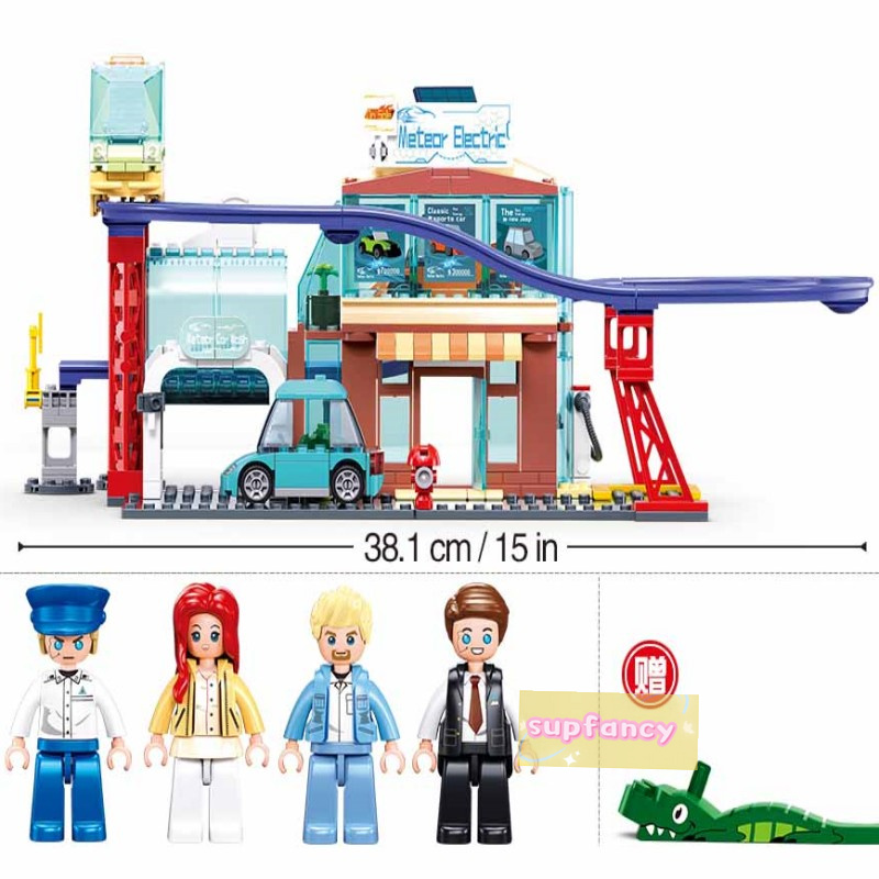 Sluban 379PCS City Street View - огляд і ціна Renewable Energy Kids