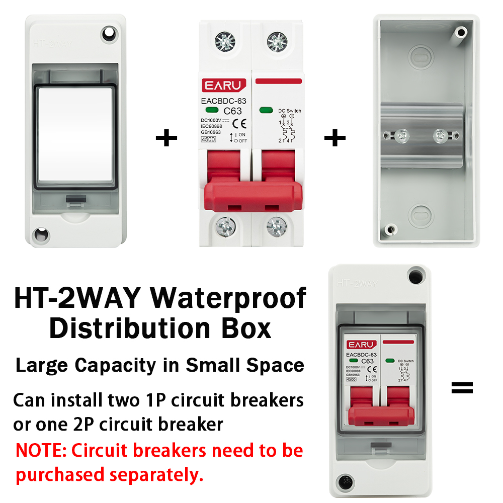 HT-2 IP65 Waterproof Distribut - огляд і ціна Waterproof Junction Box Solar
